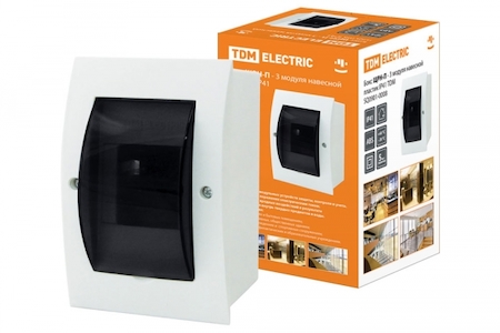 TDM ELECTRIC SQ0901-0008 Бокс ЩРН-П-3 модуля навесной пластик IP41 TDM